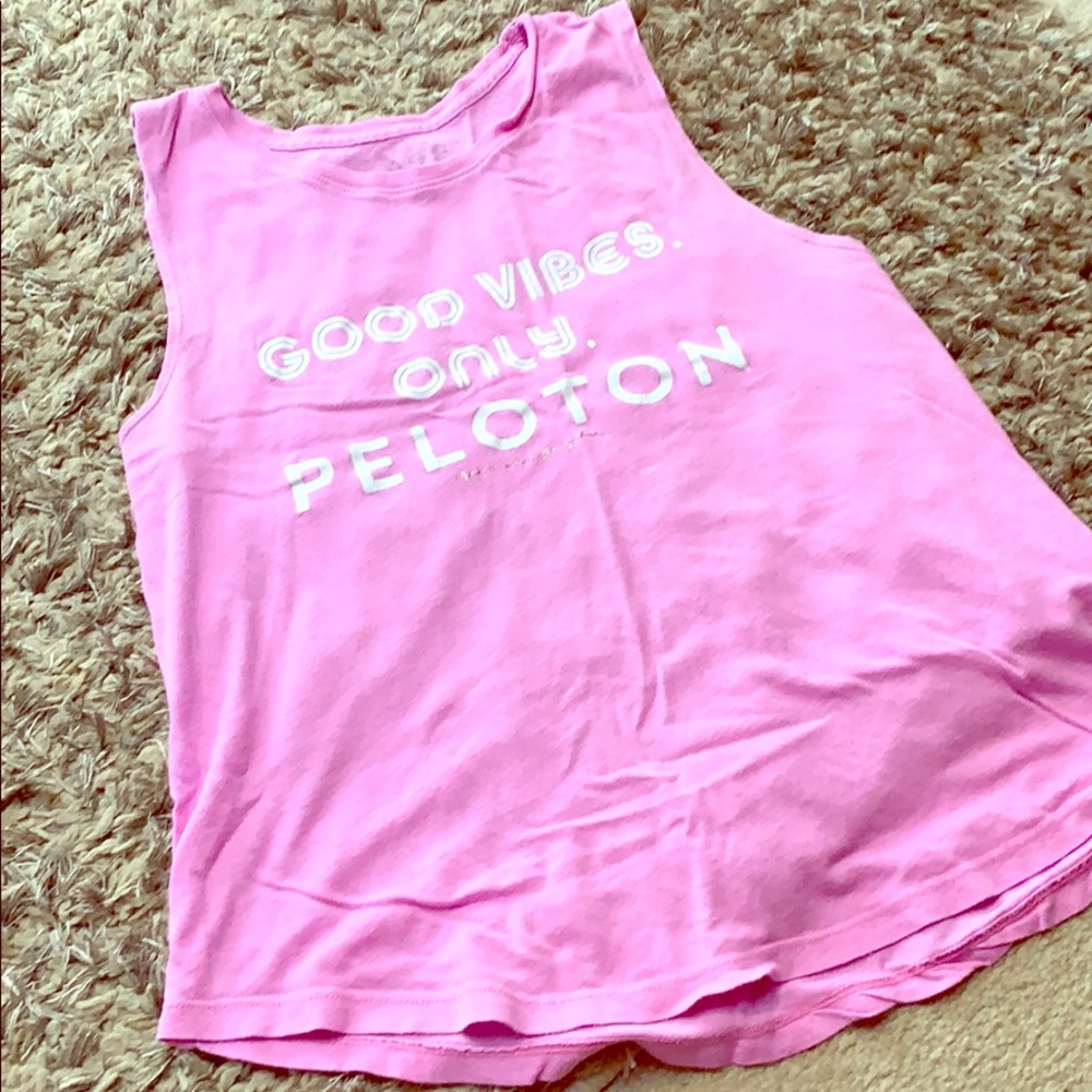 Peloton “good vibes only” tank